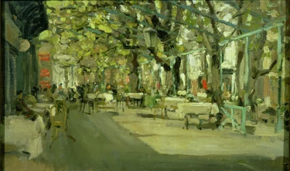 Café en Yalta, 1905